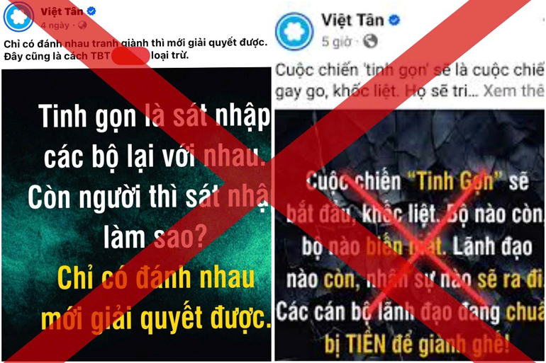 Cảnh giác các chiêu trò  xuyên tạc chủ trương sắp xếp, tinh gọn bộ máy nhà nước